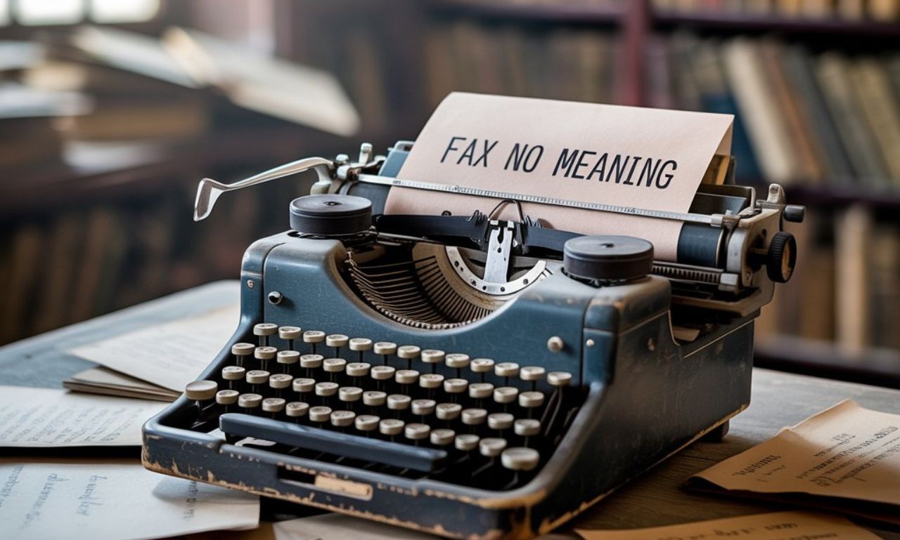 Fax No Meaning